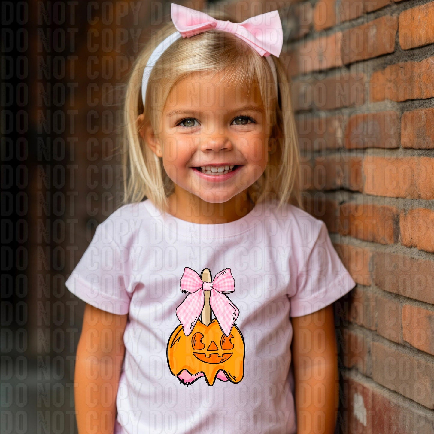 Girl Candy Pumpkin Apple DTF Transfer