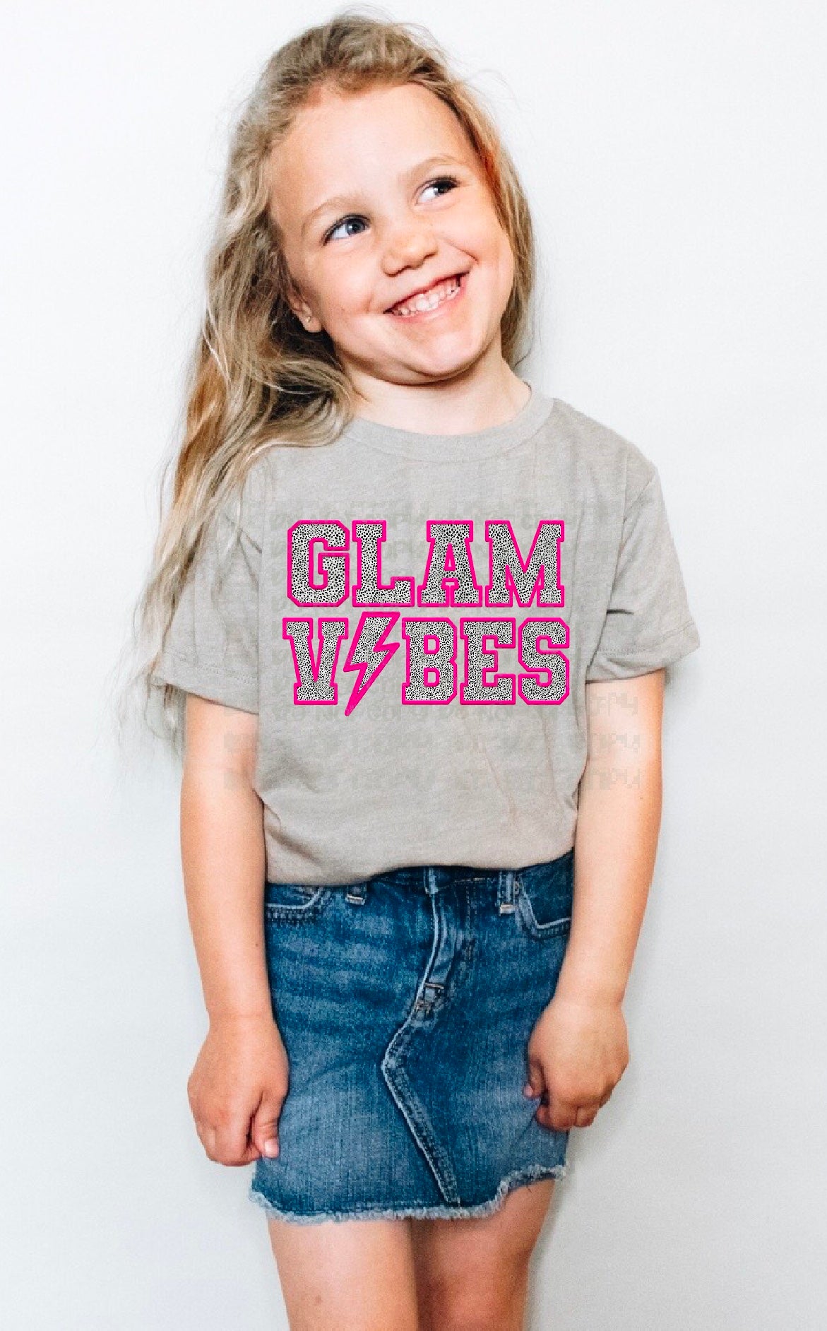 Glam Vibes Faux Embroidery DTF Transfer