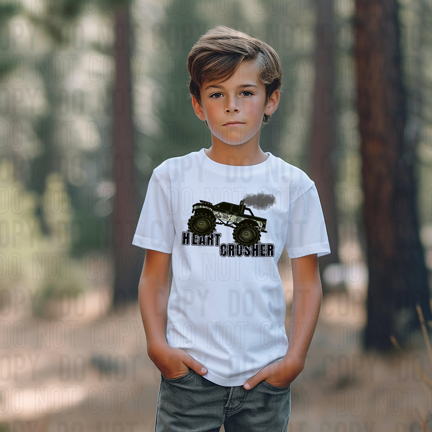 Heart Crusher DTF Transfer