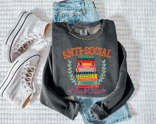 Anti-social Book Club DTF Transfer