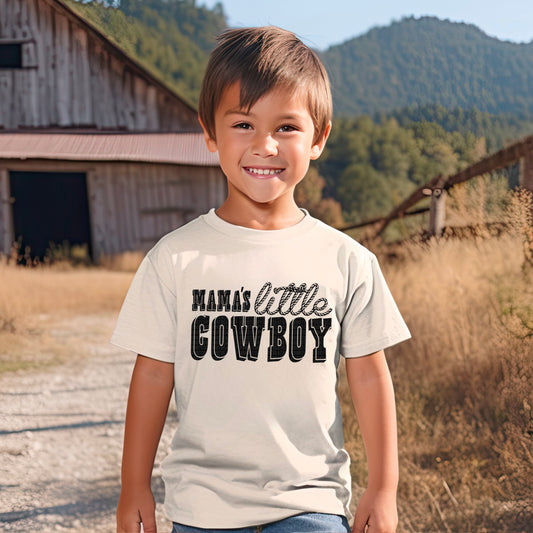 Mama's Little Cowboy DTF Transfer