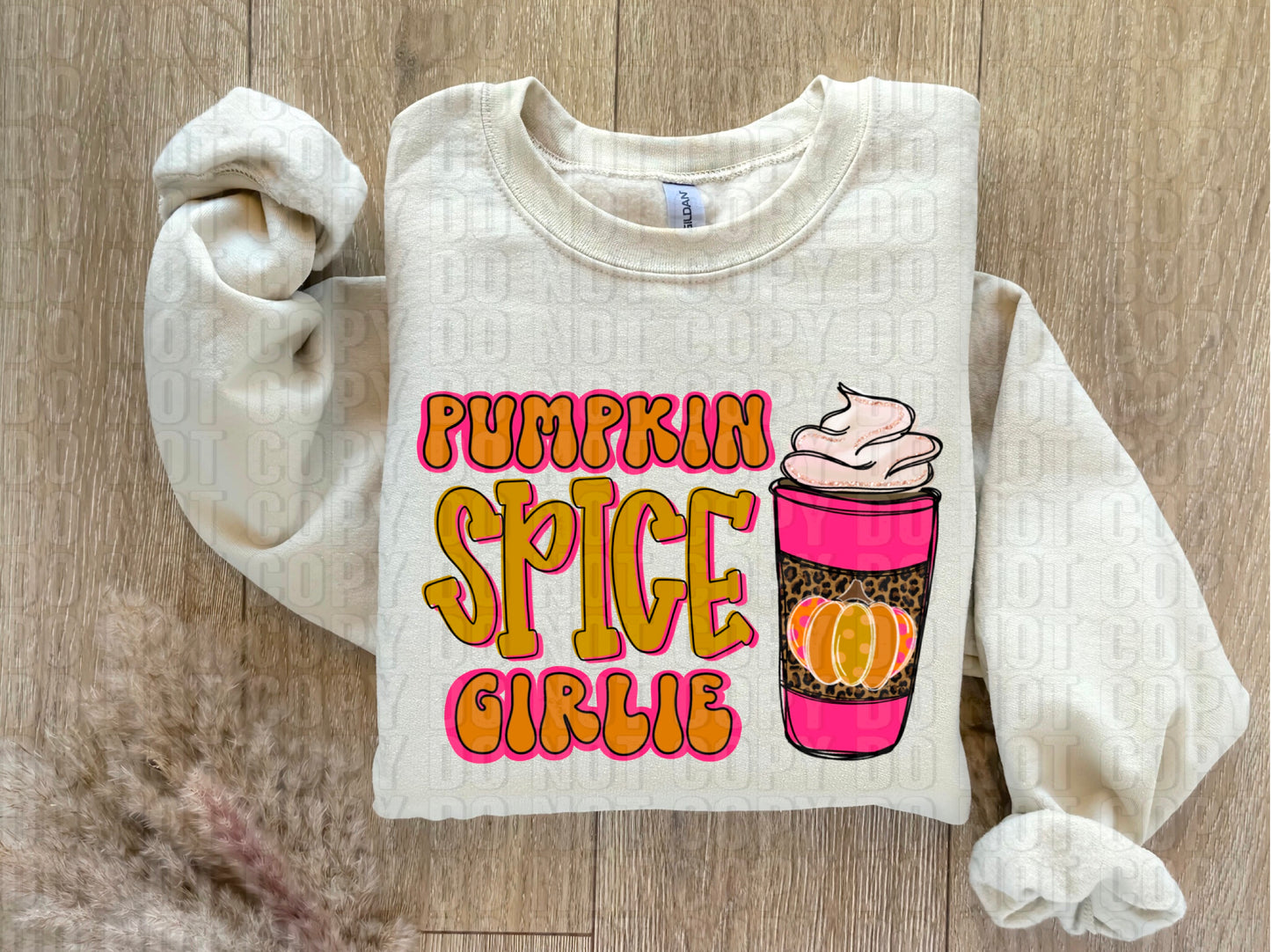 Pumpkin Spice Girlie DTF Transfer