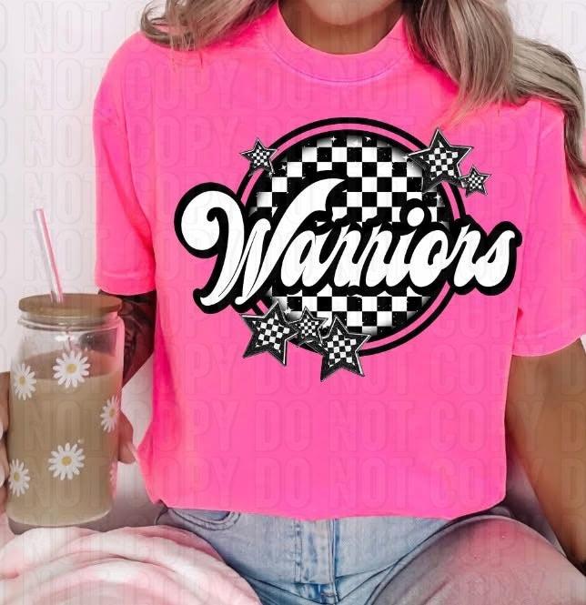 Checkered Mascots DTF Transfer