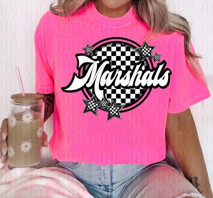 Checkered Mascots DTF Transfer
