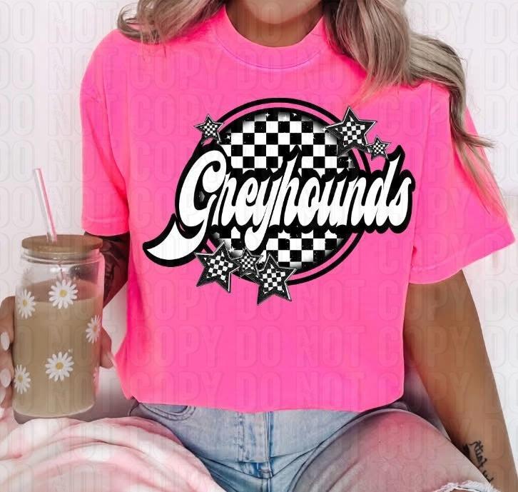 Checkered Mascots DTF Transfer
