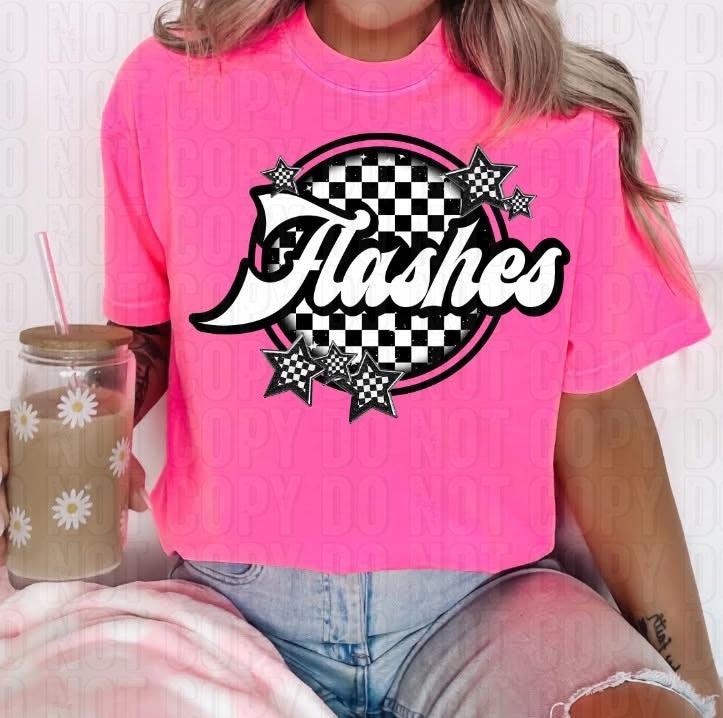 Checkered Mascots DTF Transfer