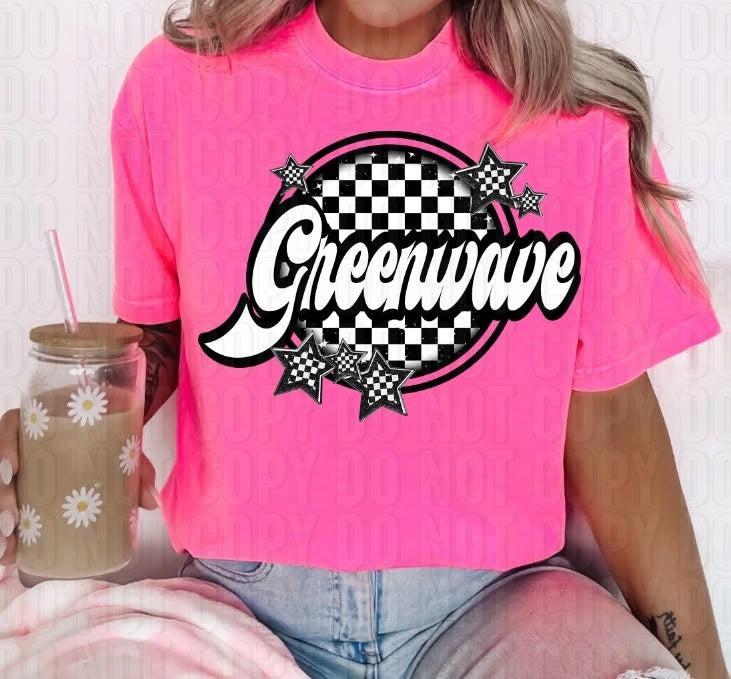 Checkered Mascots DTF Transfer