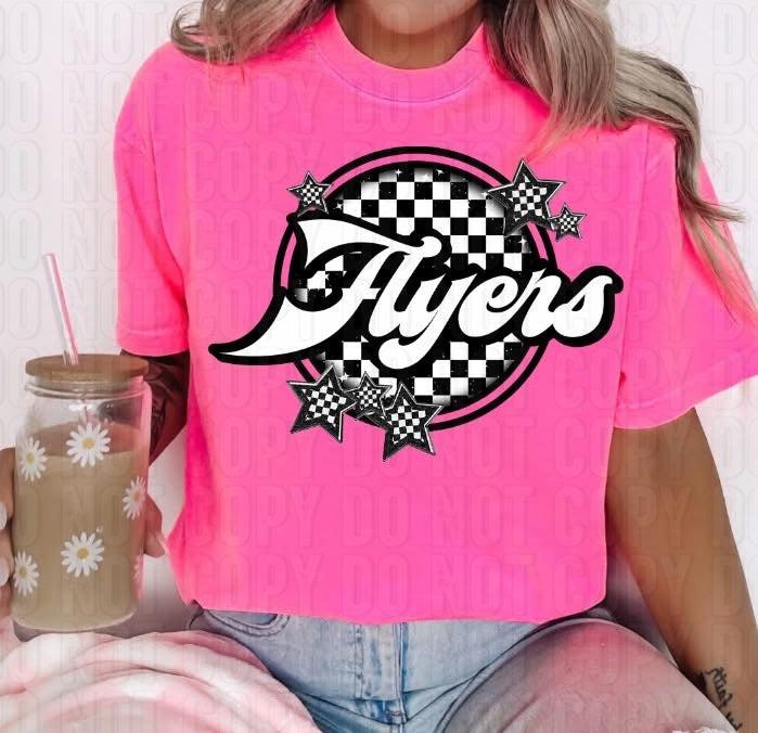 Checkered Mascots DTF Transfer