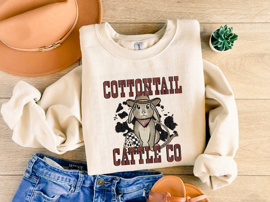 CottonTail Cattle Co DTF Transfer