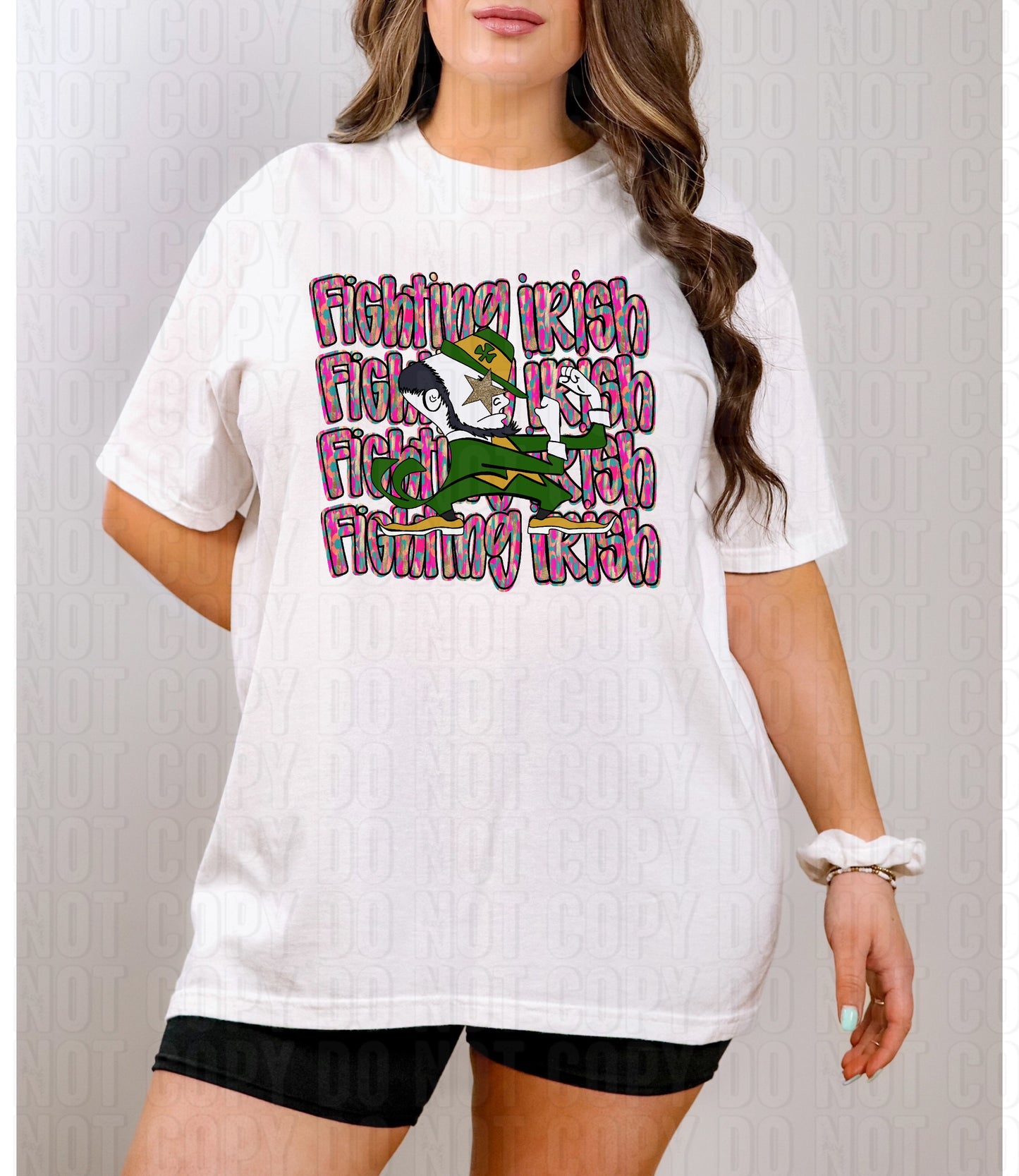 Fighting Irish Lucky Streak Mascot DTF Transfer