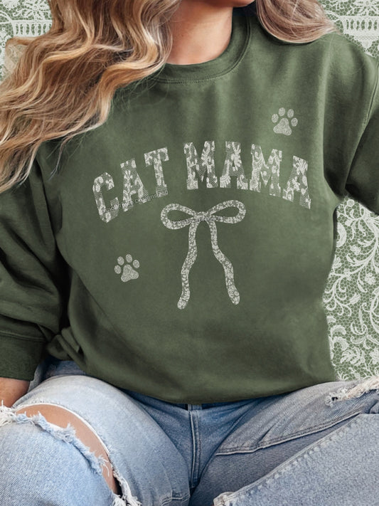 Cat Mama Camo DTF Transfer