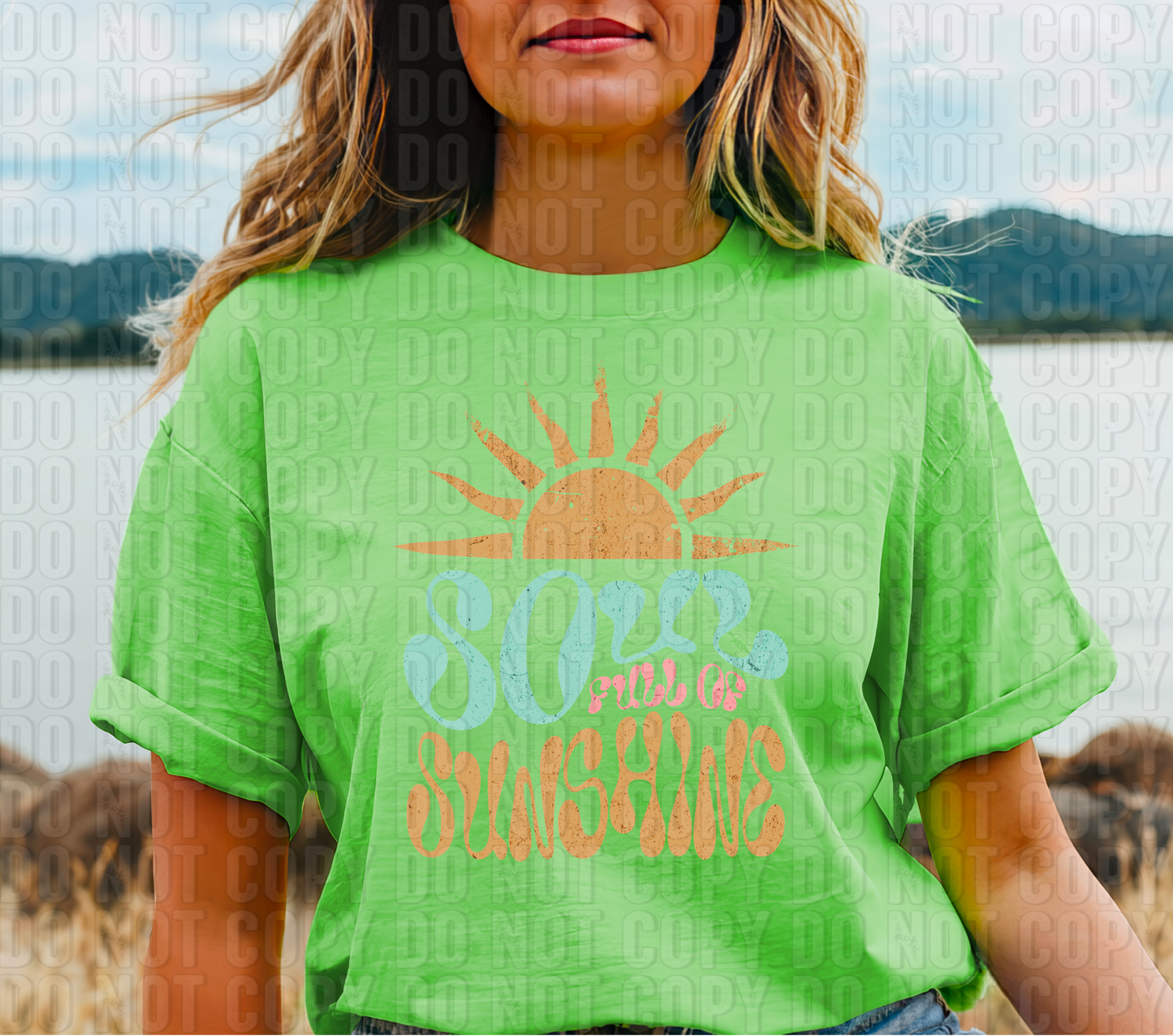 Soul Full Of Sunshine Distressed DTF Transfer