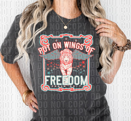 Put On Wings Of Freedom DTF Transfer