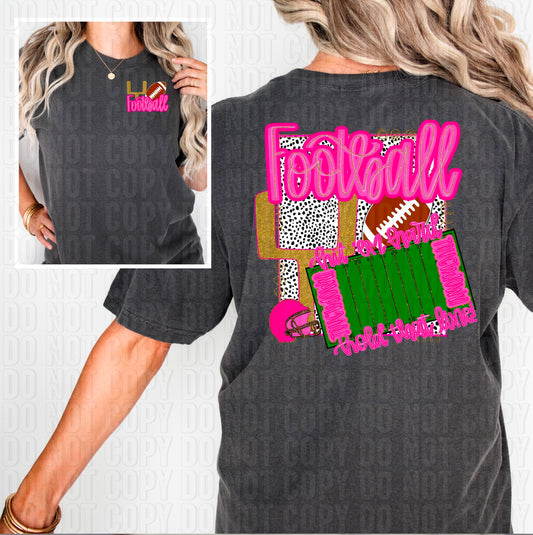 Football Front/Back DTF Transfer