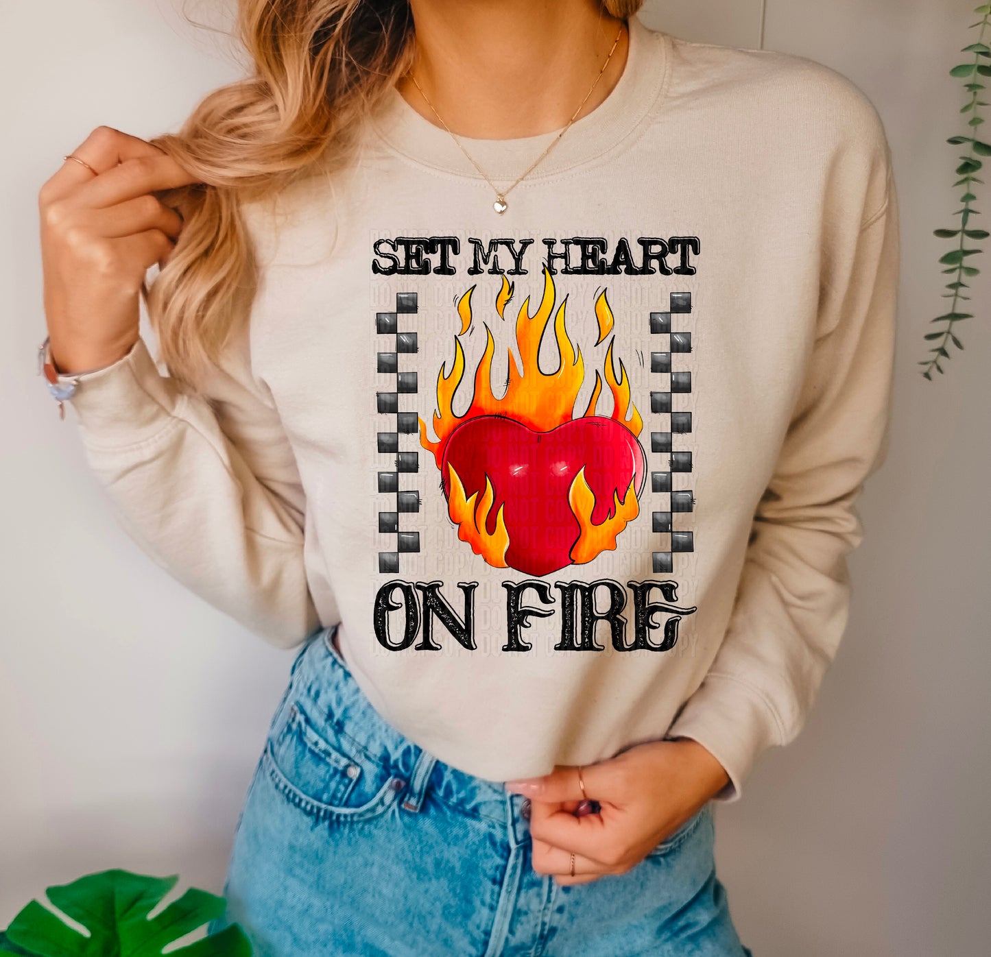 Set My Heart On Fire DTF Transfer