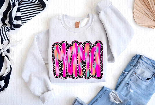 Mama Streaky Dalmatian DTF Transfer
