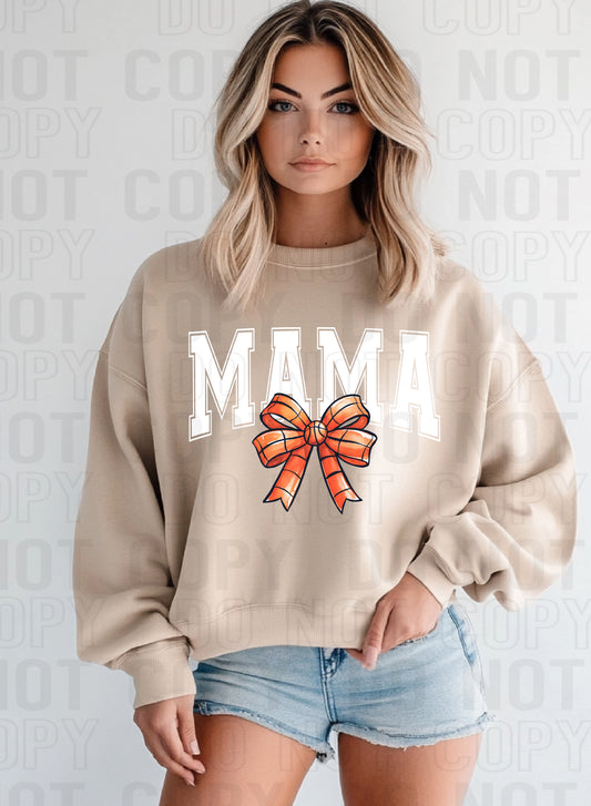 Mama Basketball White DTF Transfer