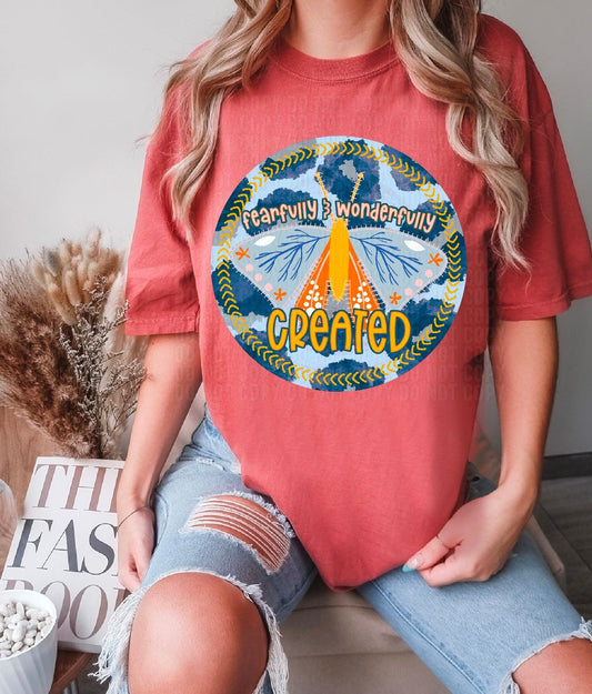 Fearfully And Wonderfully Made DTF Transfer