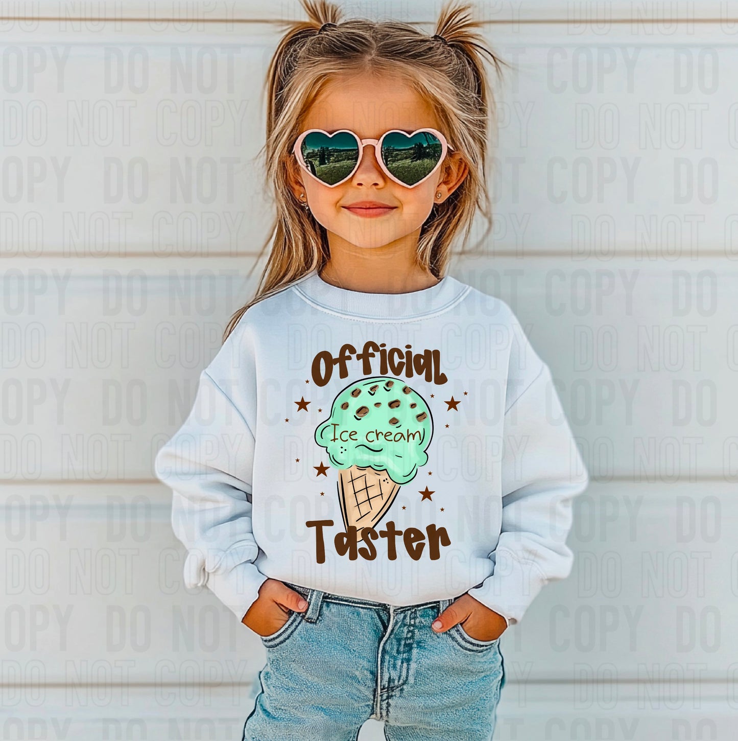 Official Ice Cream Taster DTF Transfer