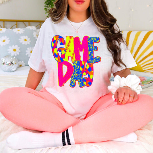Game Day Bright DTF Transfer