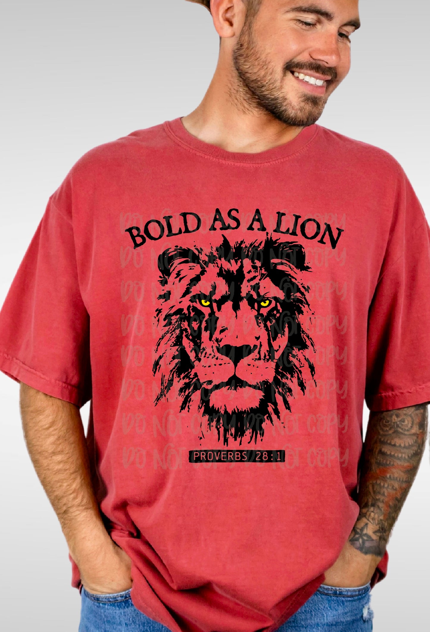 Bold As A Lion DTF Transfer