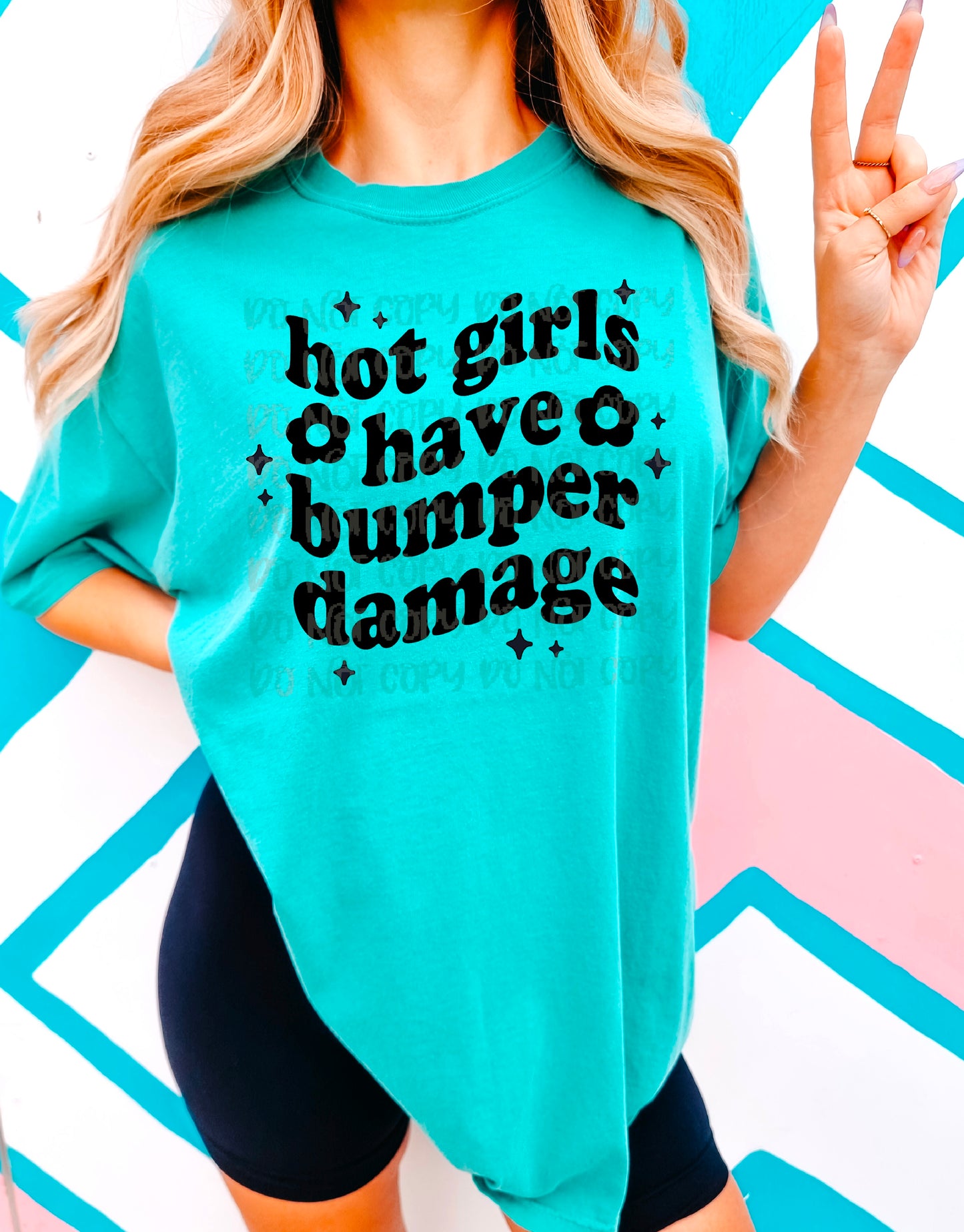 Hot Girls Have Bumper Damage DTF Transfer