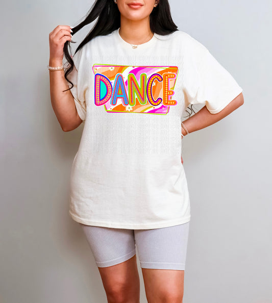 Dance Colorful Retro DTF Transfer