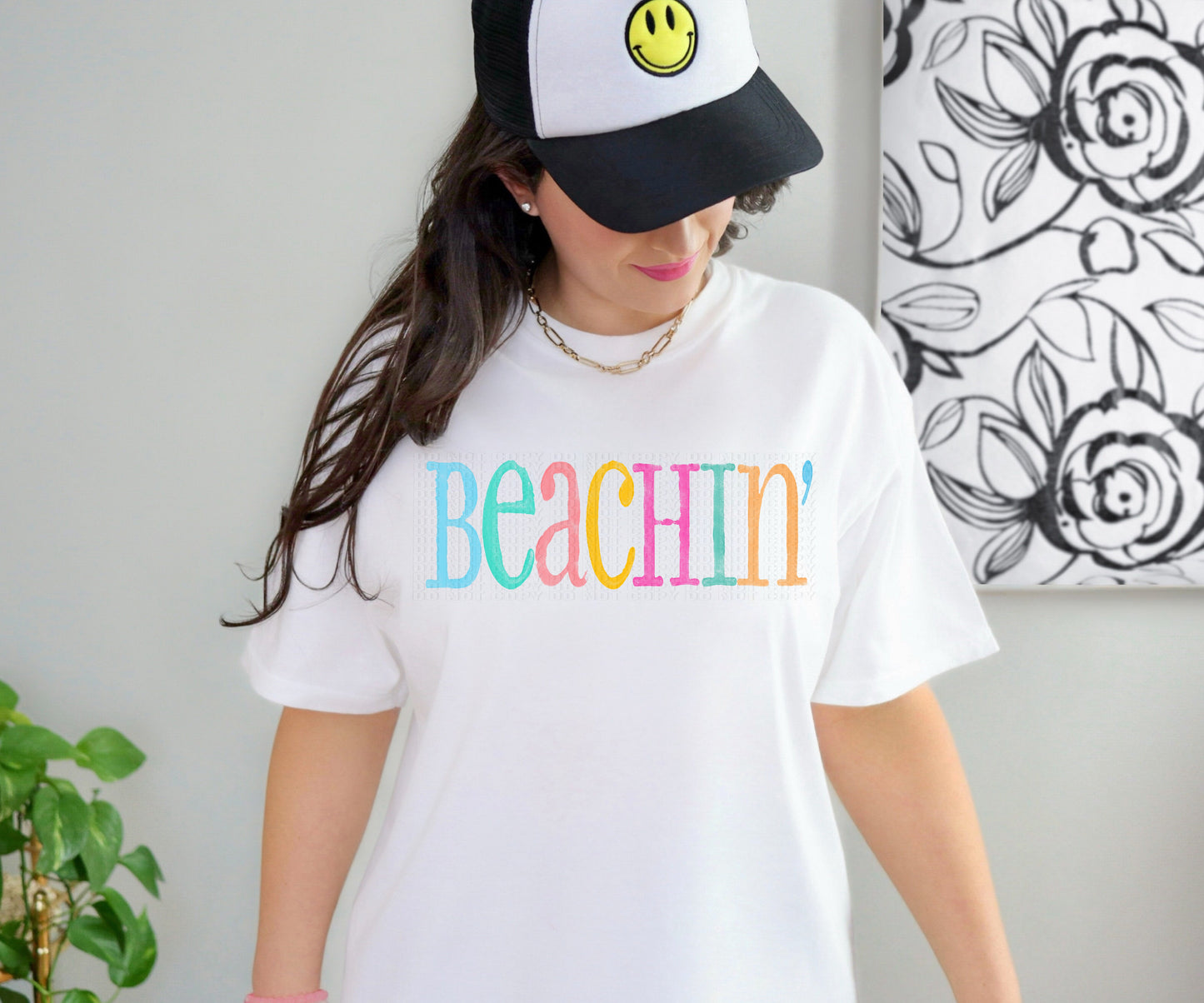 Beachin' Watercolor DTF Transfer