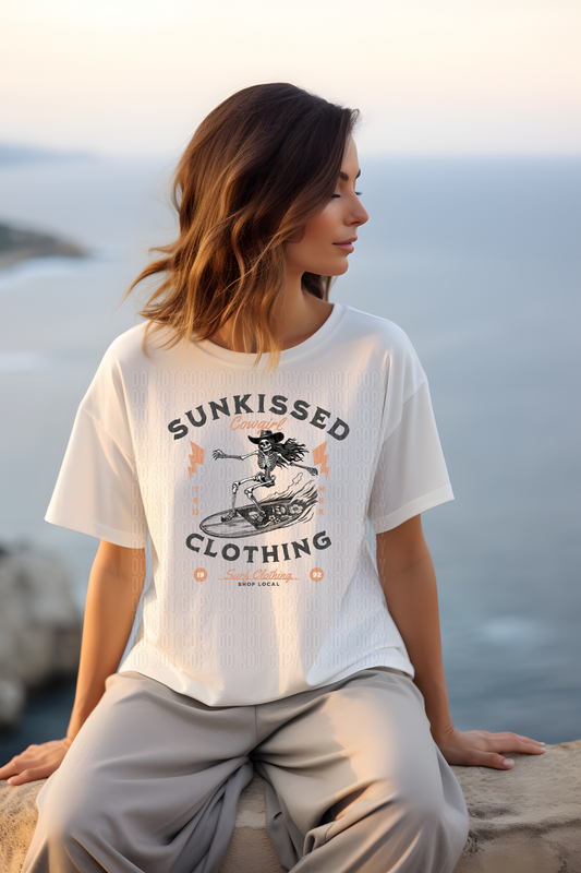 Sunkissed Cowgirl Clothing DTF Transfer