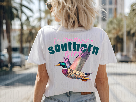 I'm Literally Just A Southern Girl DTF Transfer