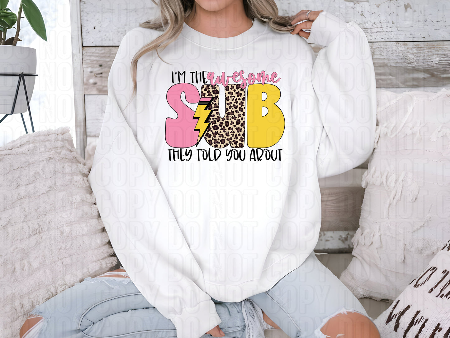 Awesome Sub DTF Transfer