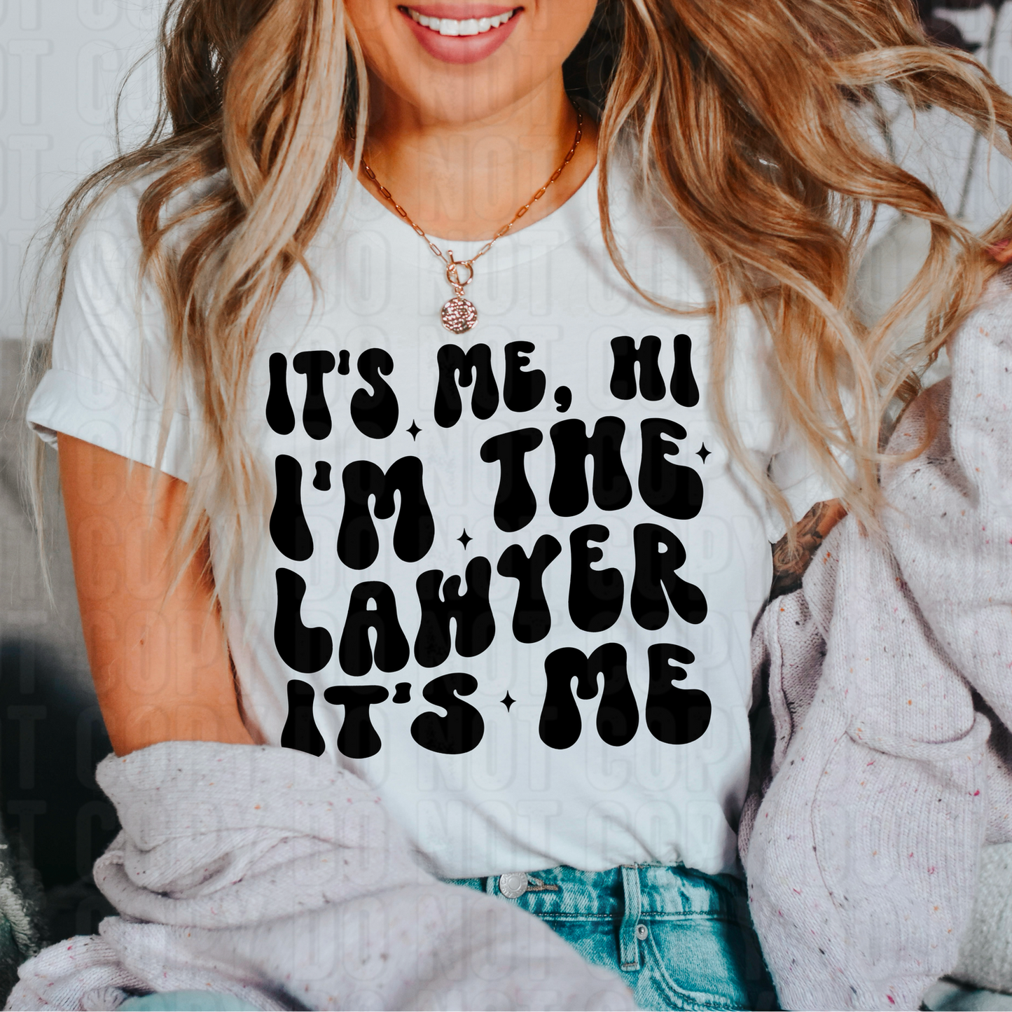 I'm The Lawyer Black DTF Transfer