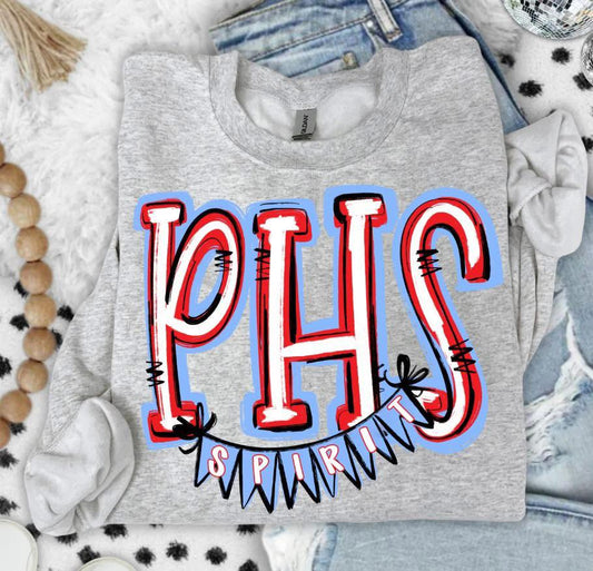 Spirit Stack Initial + Banner Custom DTF Transfer