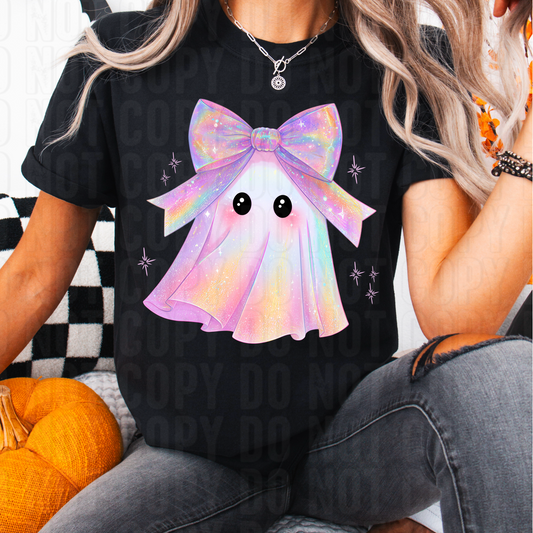 Iridescent Ghost DTF Transfer