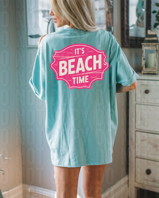 It's Beach Time DTF Transfer