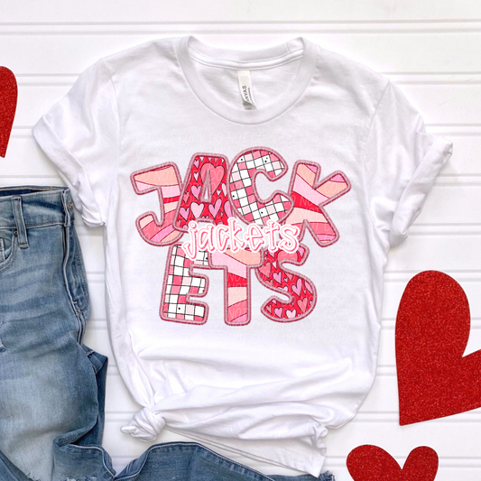 Jackets Valentine Mascot DTF Transfer