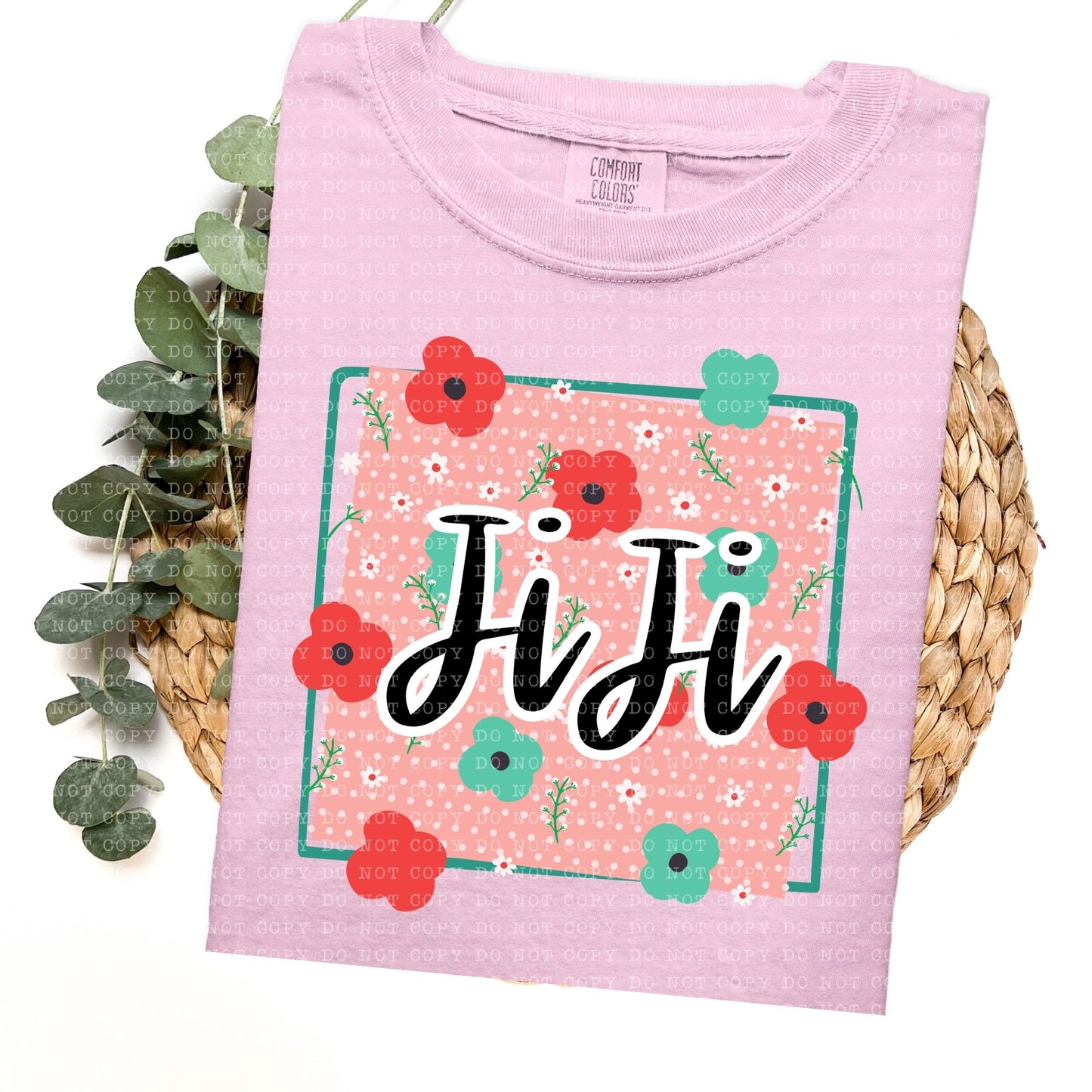 Floral Dotted Nicknames DTF Transfer