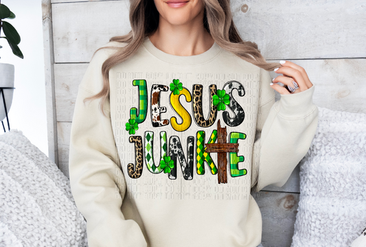 Jesus Junkie DTF Transfer