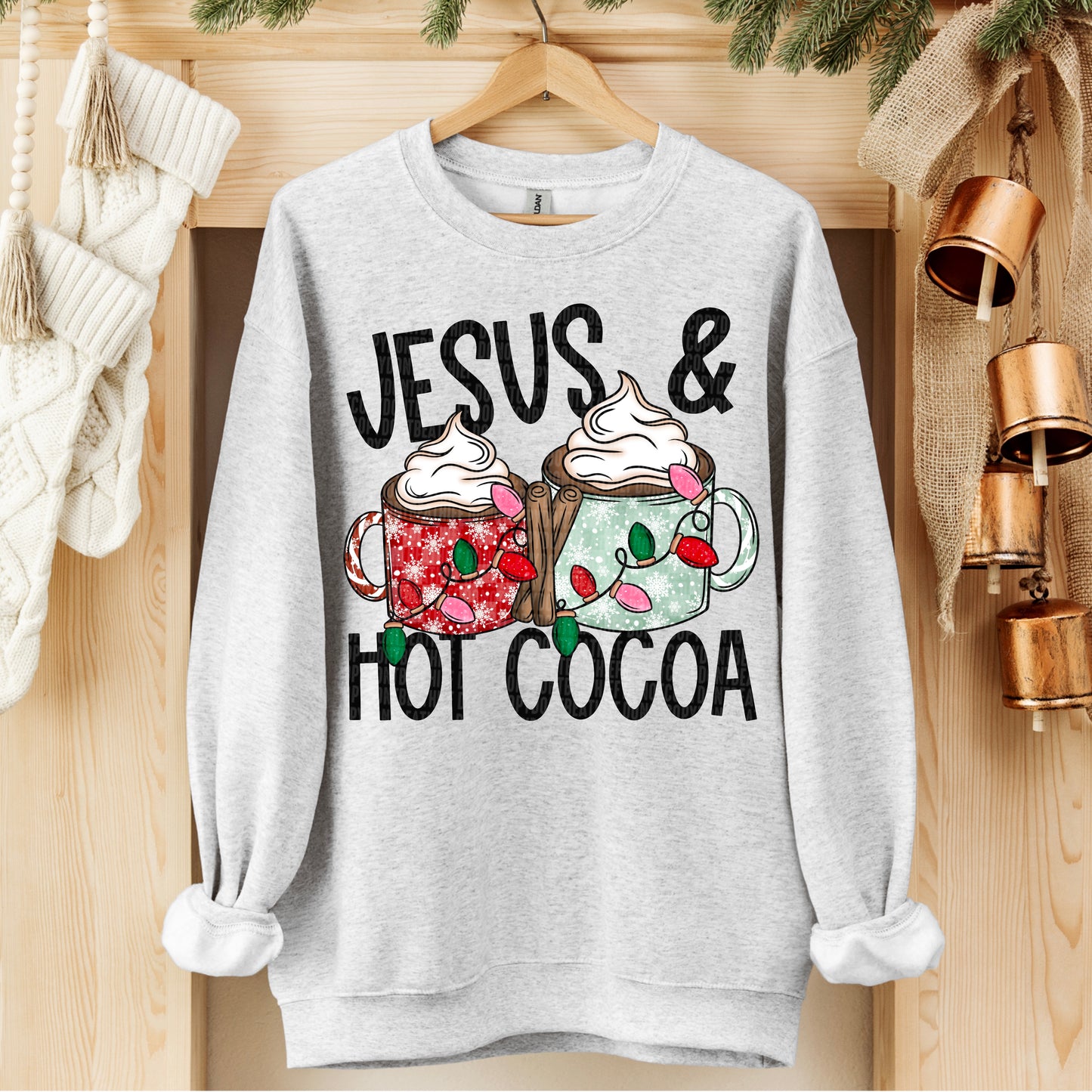 Jesus & Hot Cocoa DTF Transfer