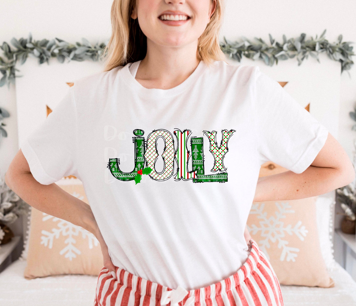 Jolly Word Art DTF Transfer