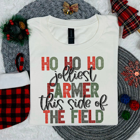 Jolliest Farmer This Side Of The Field DTF Transfer