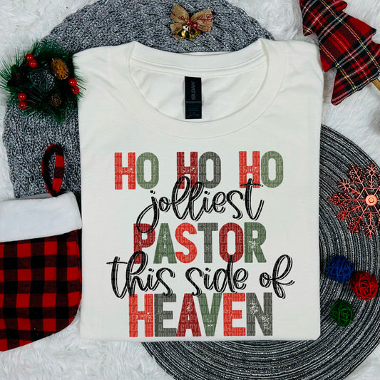 Jolliest Pastor This Side Of Heaven DTF Transfer