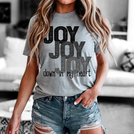 Joy Down In My Heart DTF Transfer