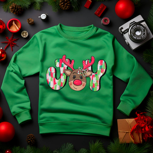 Joy Kids Reindeer DTF Transfer