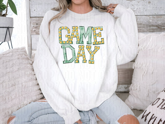 Kelly Green Game Day Marquee DTF Transfer