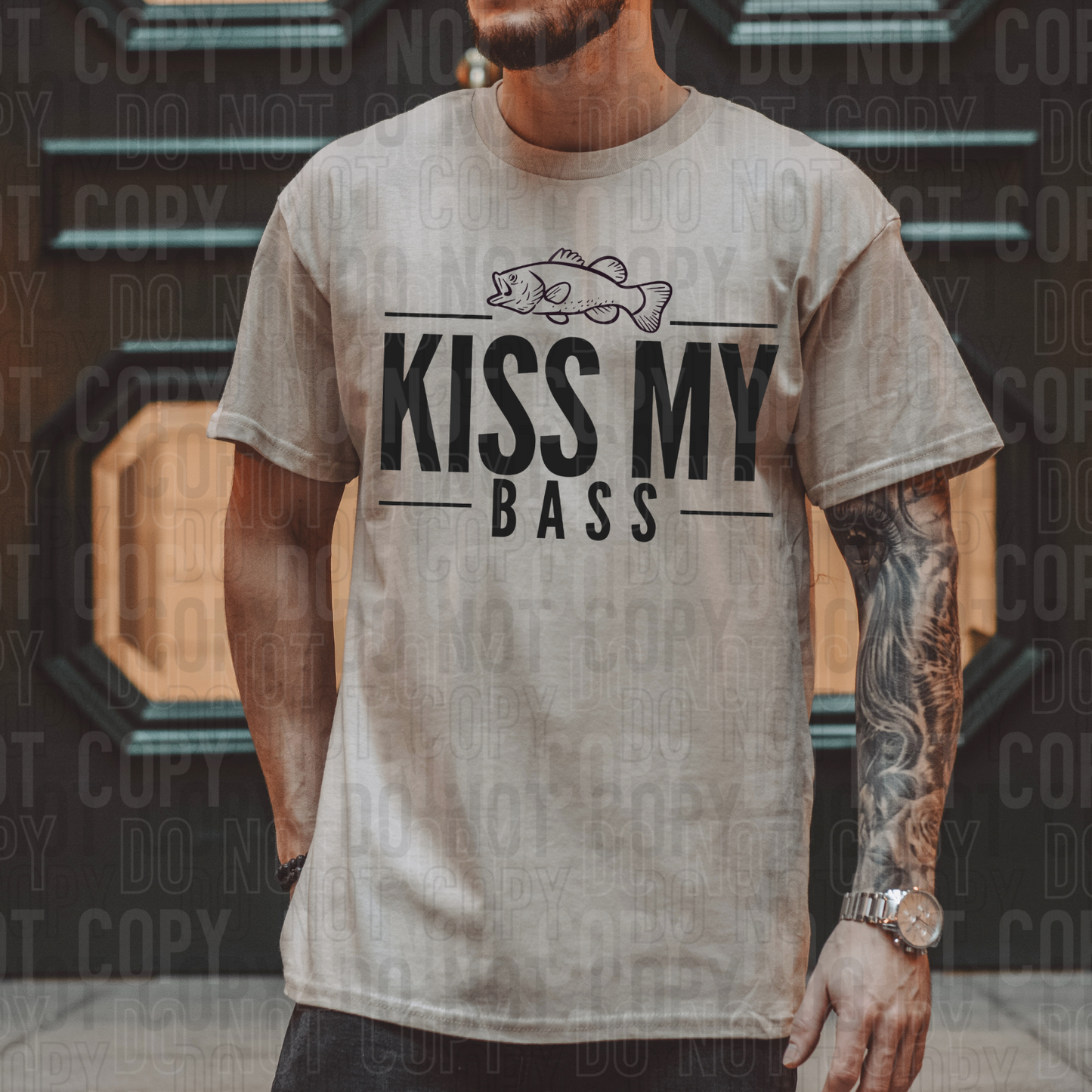 Kiss My Bass DTF Transfer