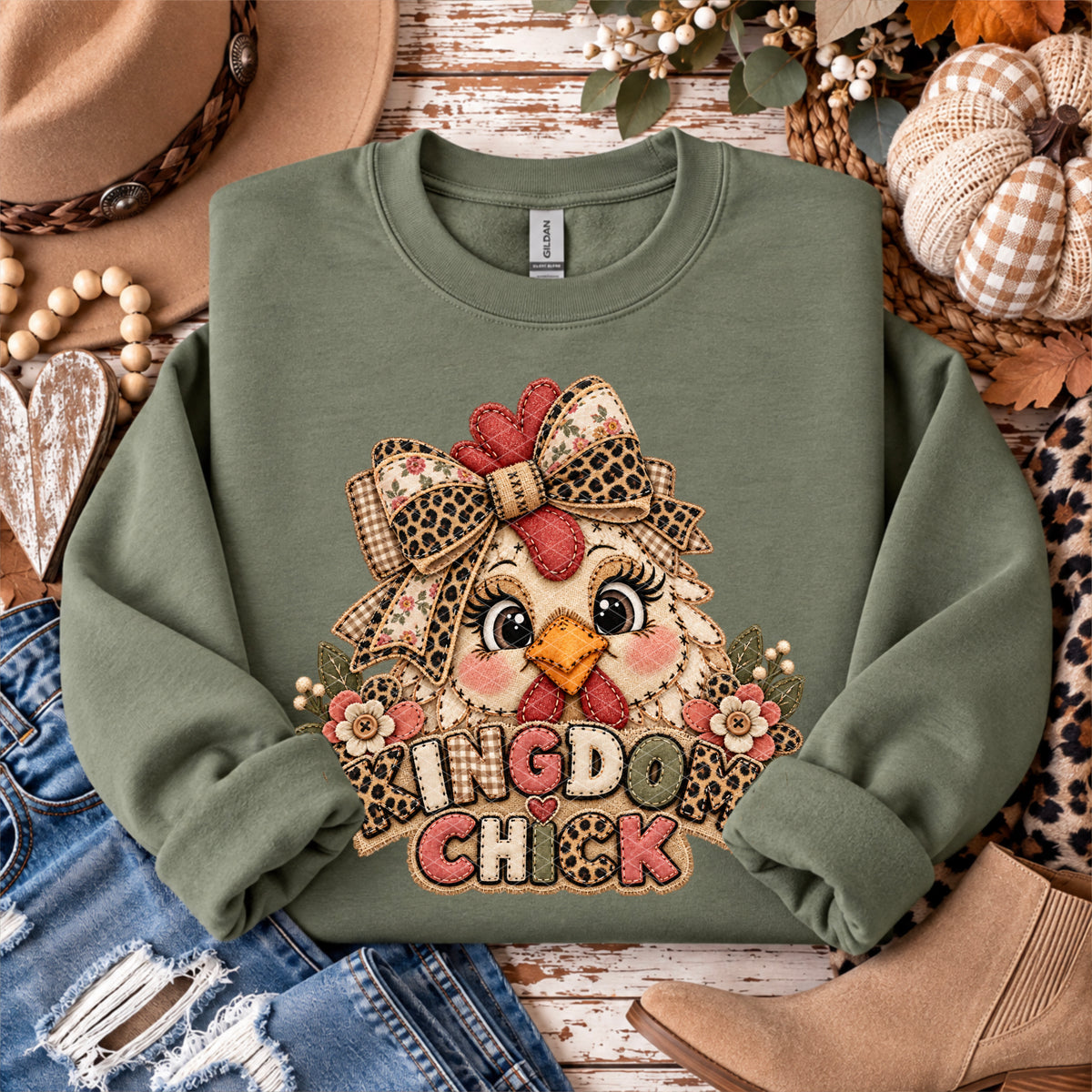 Kingdom Chick DTF Transfer