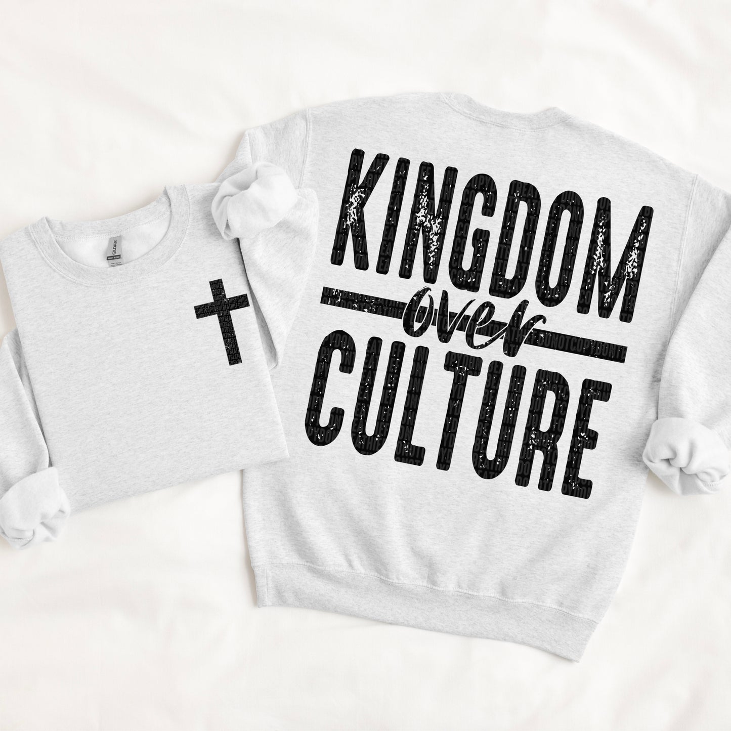 Kingdom Over Culture Black Front/Back DTF Transfer