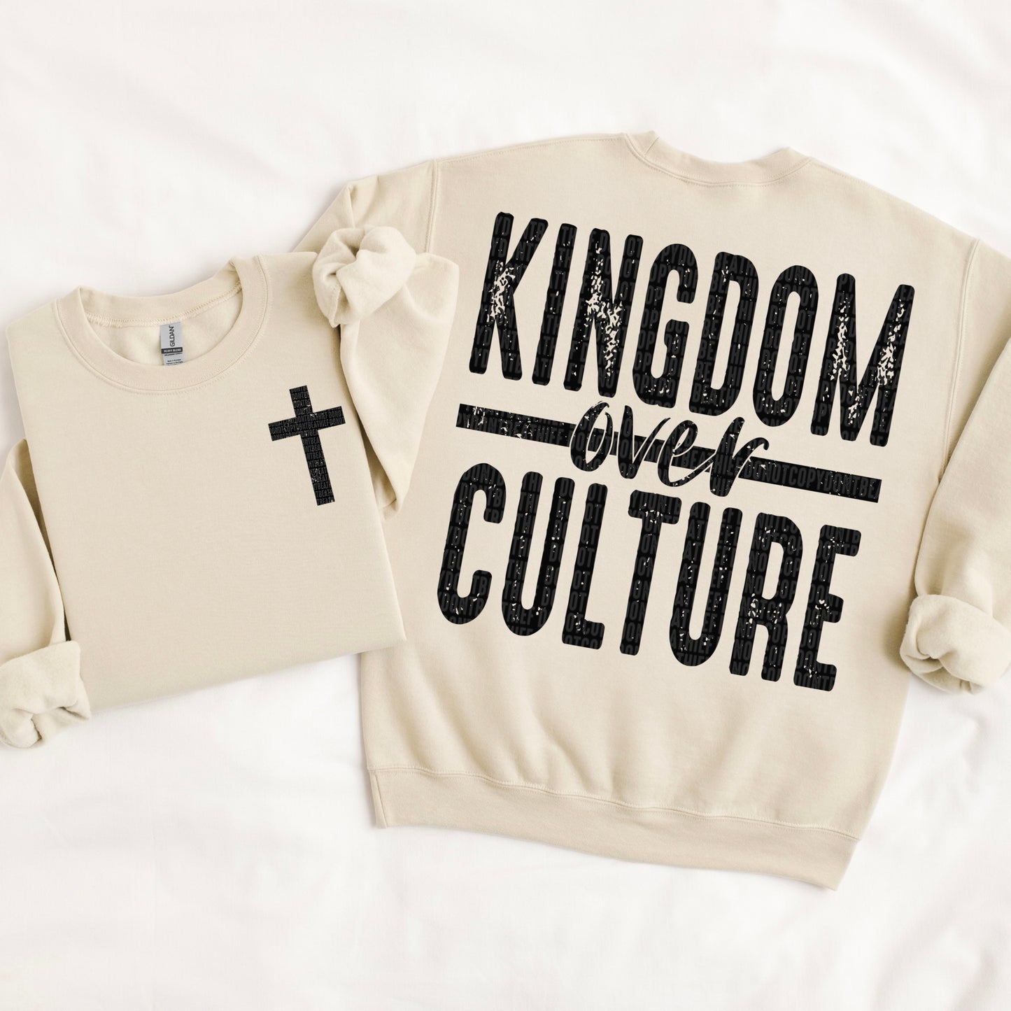 Kingdom Over Culture Black Front/Back DTF Transfer
