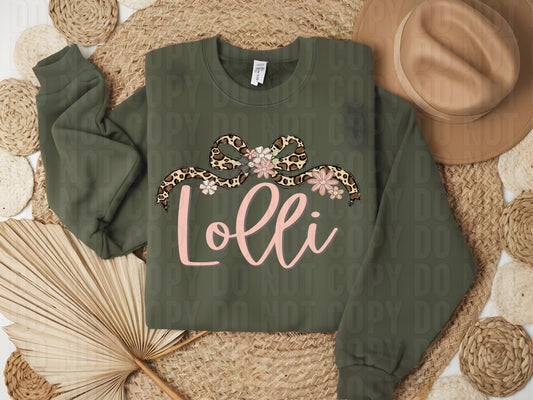 Lolli Leopard Coquette DTF Transfer